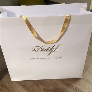 White and Gold Women's Tote